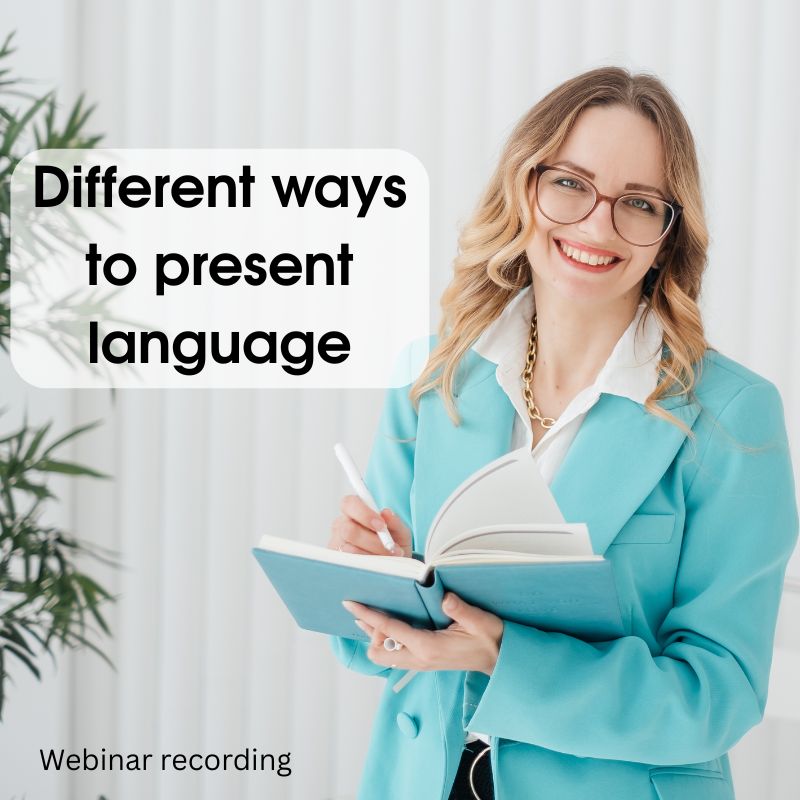 Вебінар Different Ways to Present Language